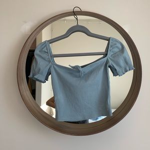 verge girl ribbed crop top